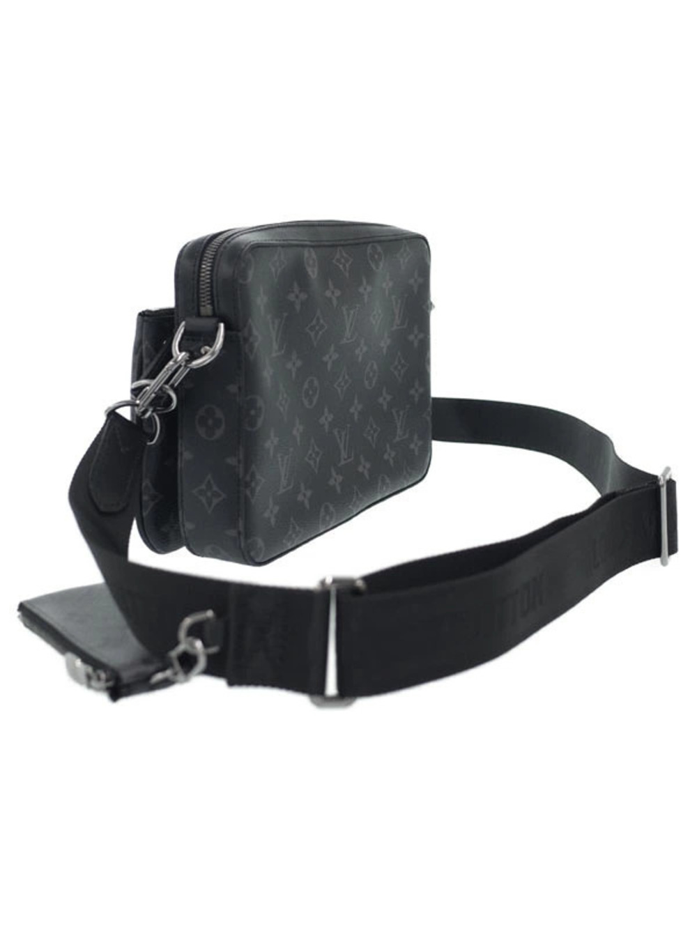 Louis Vuitton Messenger Black Trio Bag Eclipse Shoulder Monogram Black